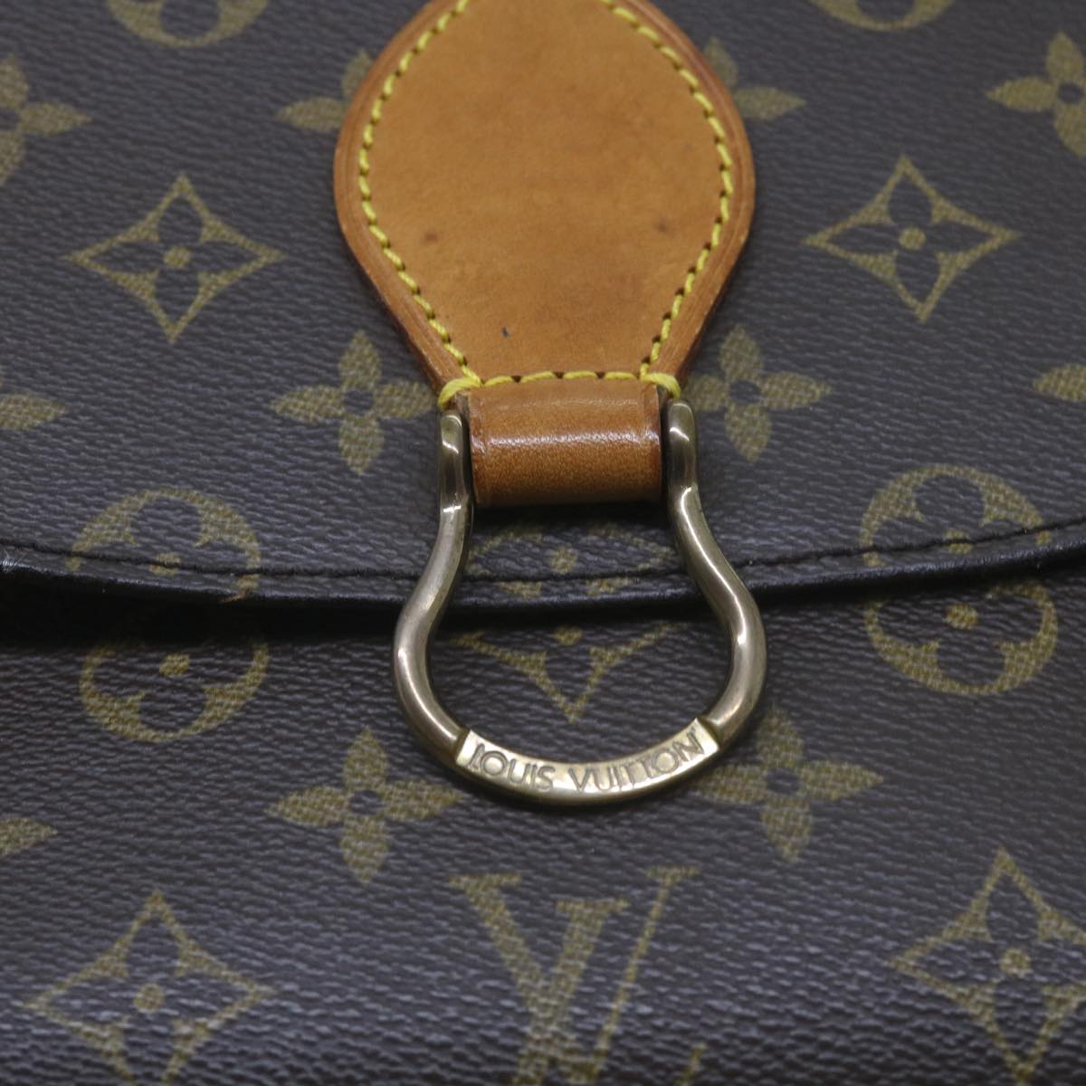 LOUIS VUITTON Monogram Saint Cloud GM Shoulder Bag M51242 LV Auth 68645