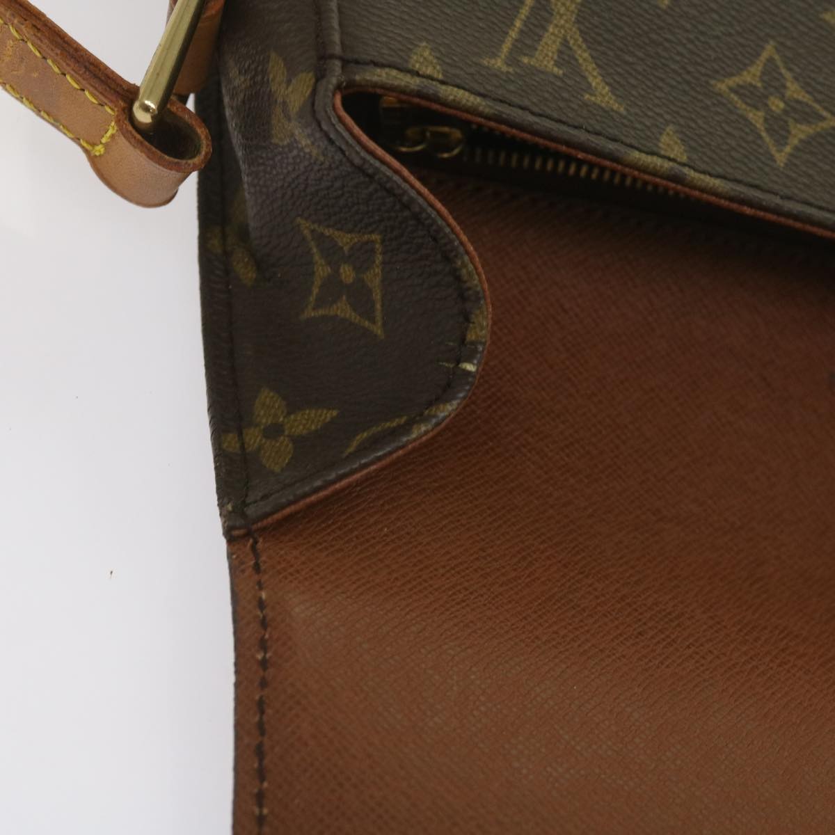 LOUIS VUITTON Monogram Saint Cloud GM Shoulder Bag M51242 LV Auth 68645