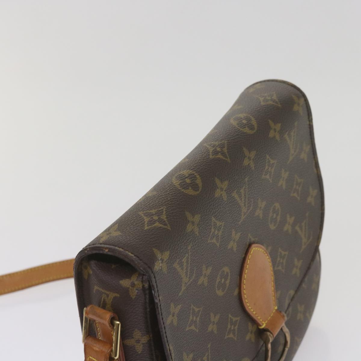 LOUIS VUITTON Monogram Saint Cloud GM Shoulder Bag M51242 LV Auth 68645