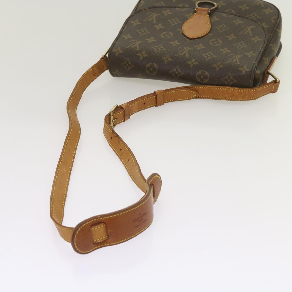 LOUIS VUITTON Monogram Saint Cloud GM Shoulder Bag M51242 LV Auth 68645