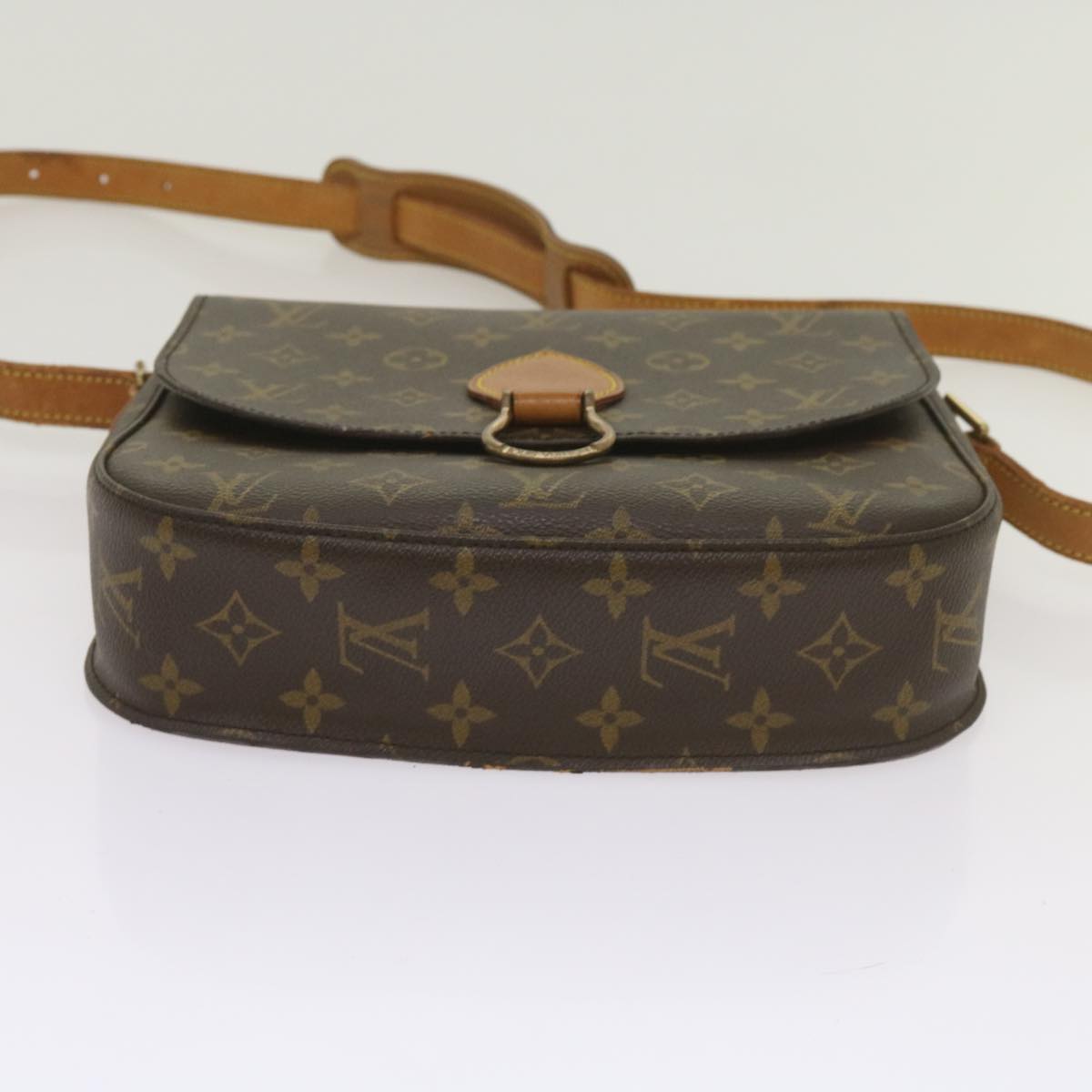 LOUIS VUITTON Monogram Saint Cloud GM Shoulder Bag M51242 LV Auth 68645