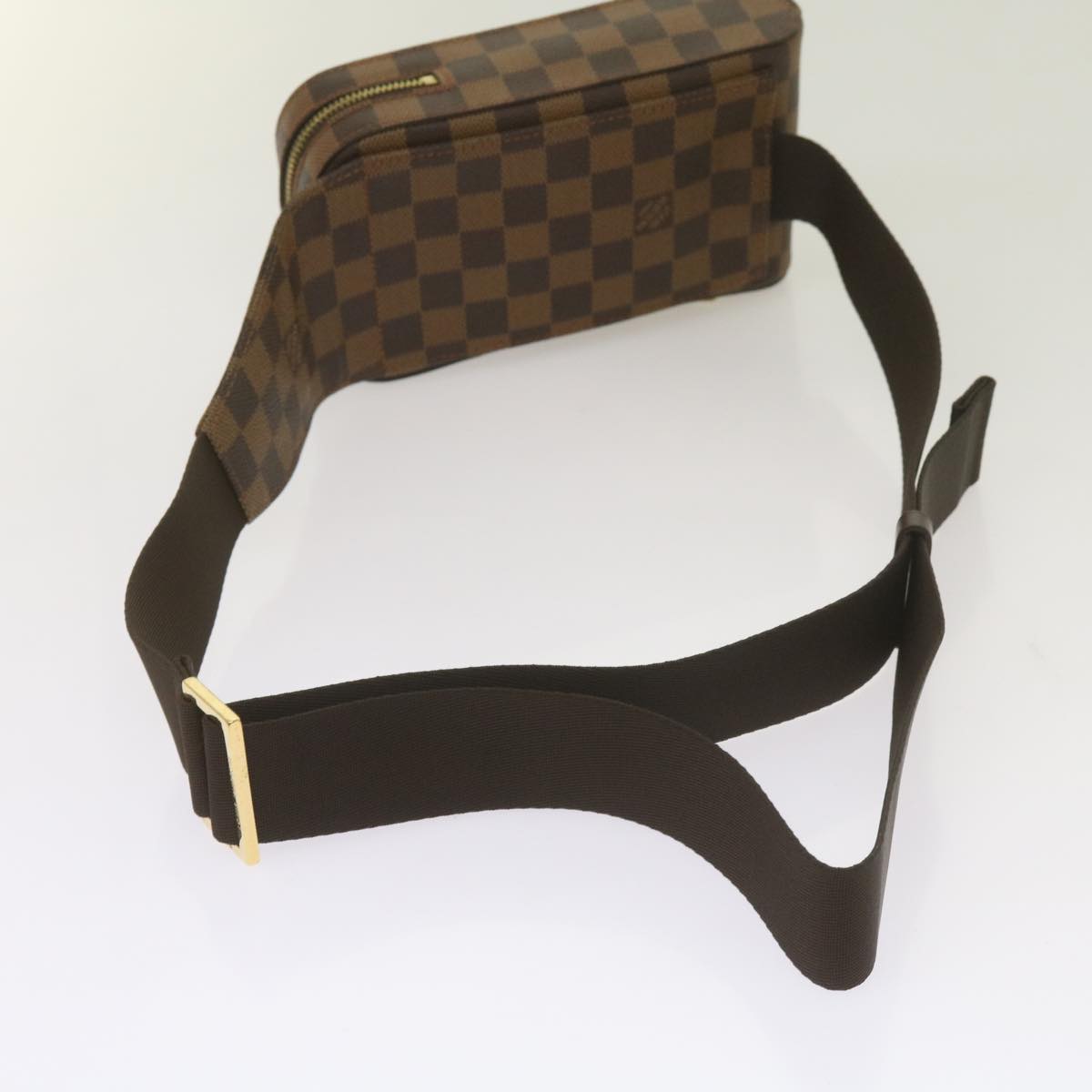 LOUIS VUITTON Damier Ebene Geronimos Shoulder Bag N51994 LV Auth 68656A