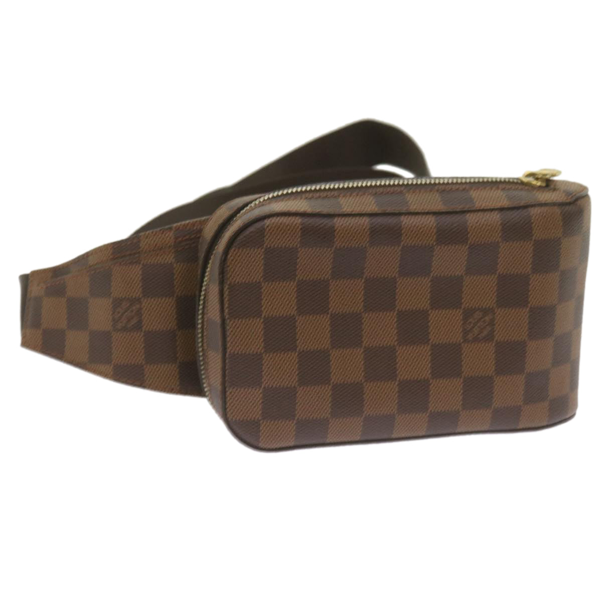 LOUIS VUITTON Damier Ebene Geronimos Shoulder Bag N51994 LV Auth 68657A