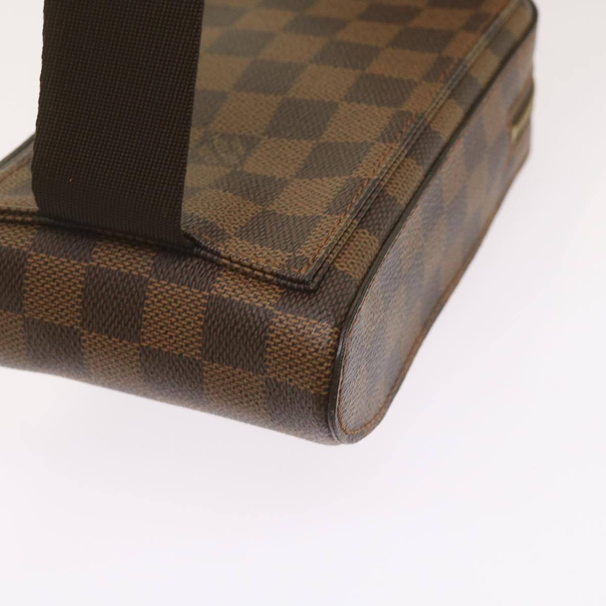 LOUIS VUITTON Damier Ebene Geronimos Shoulder Bag N51994 LV Auth 68657A