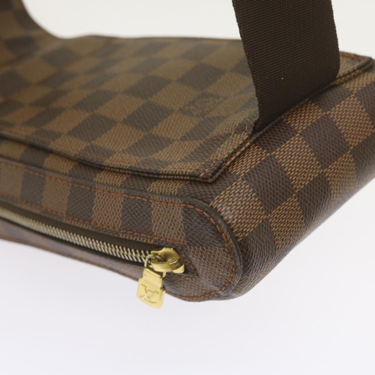 LOUIS VUITTON Damier Ebene Geronimos Shoulder Bag N51994 LV Auth 68657A