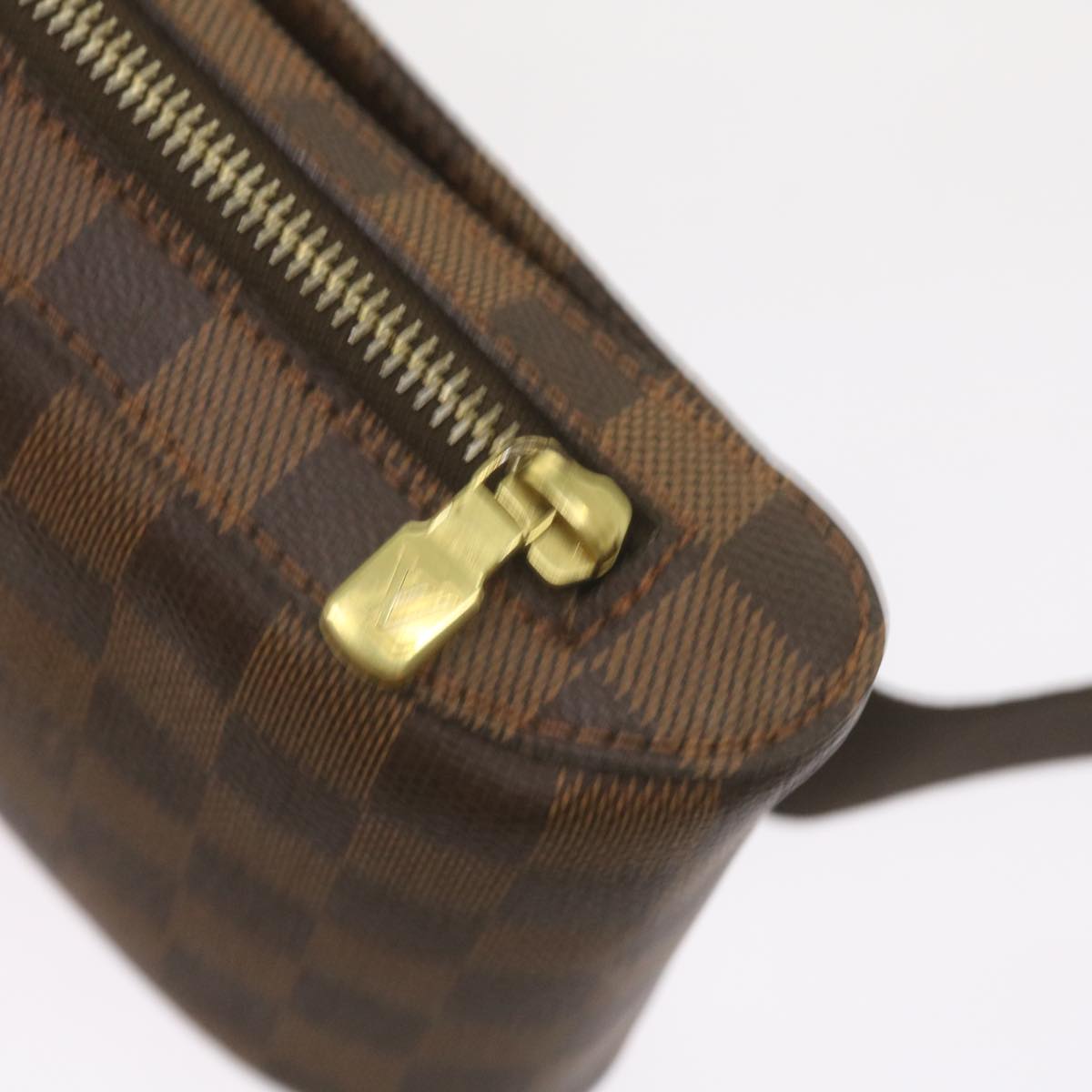 LOUIS VUITTON Damier Ebene Geronimos Shoulder Bag N51994 LV Auth 68657A