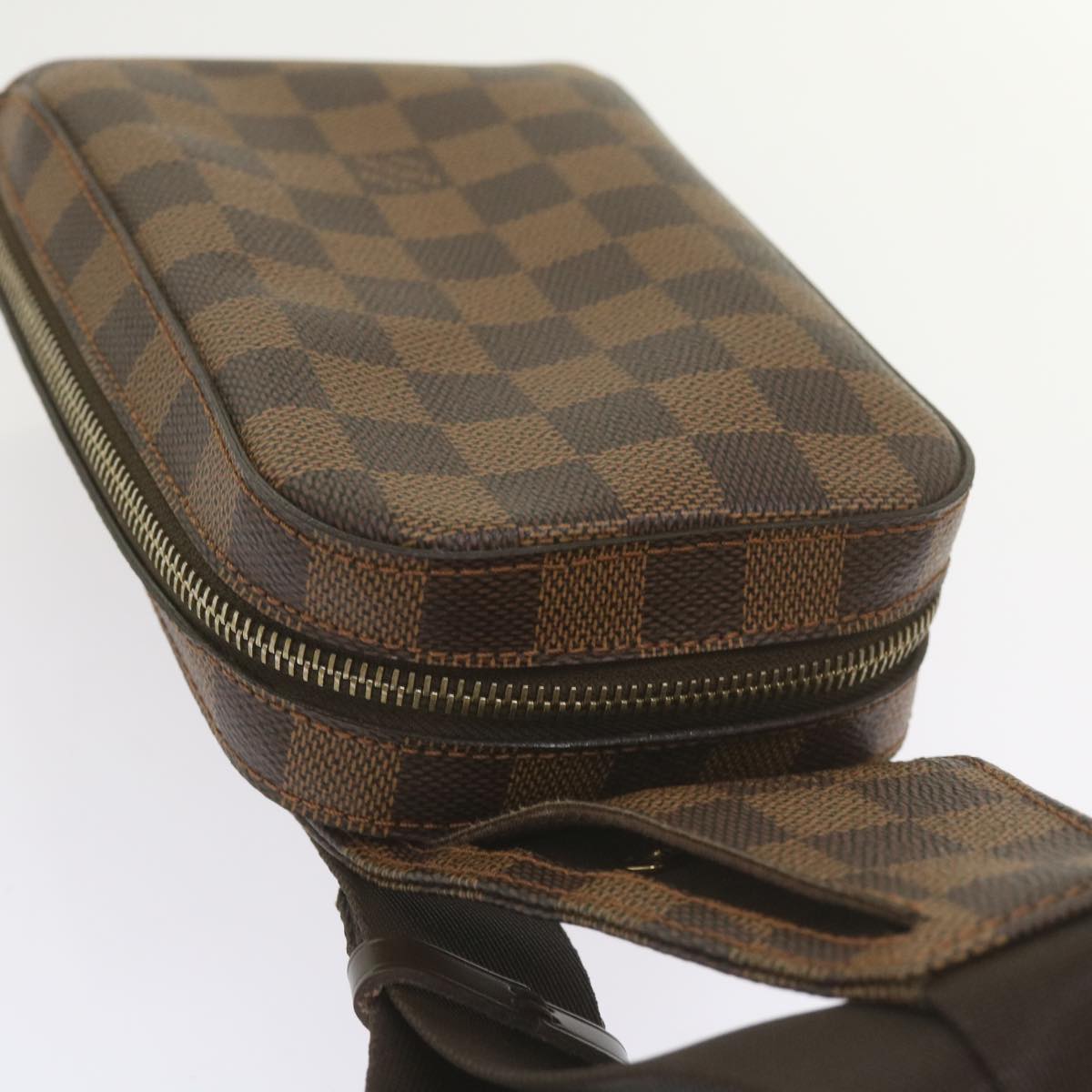 LOUIS VUITTON Damier Ebene Geronimos Shoulder Bag N51994 LV Auth 68657A