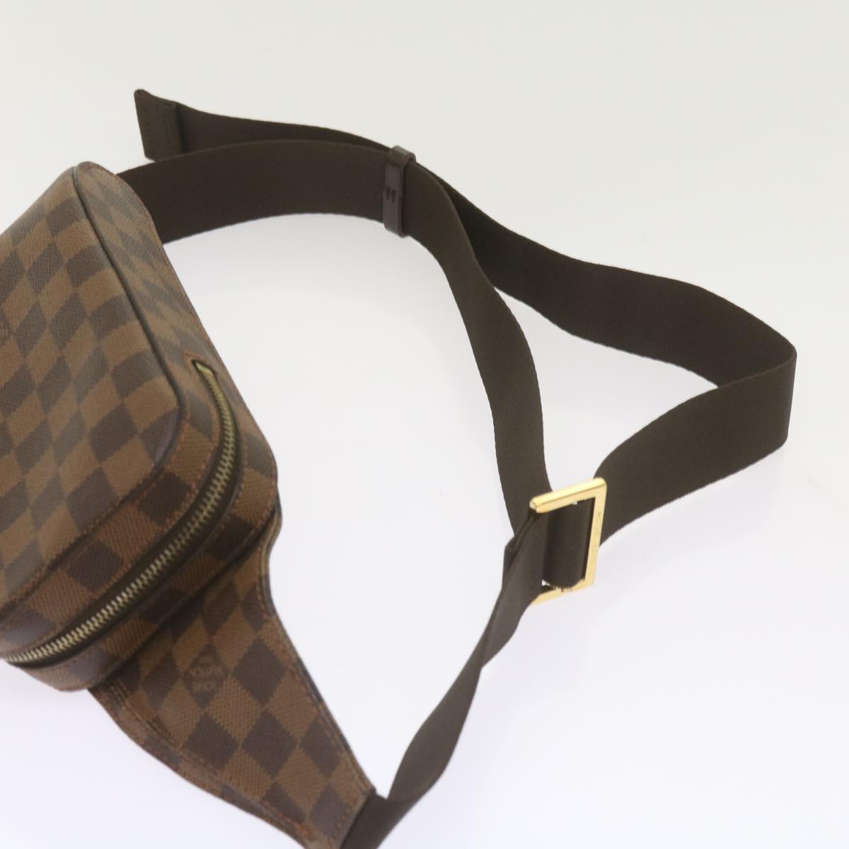 LOUIS VUITTON Damier Ebene Geronimos Shoulder Bag N51994 LV Auth 68657A