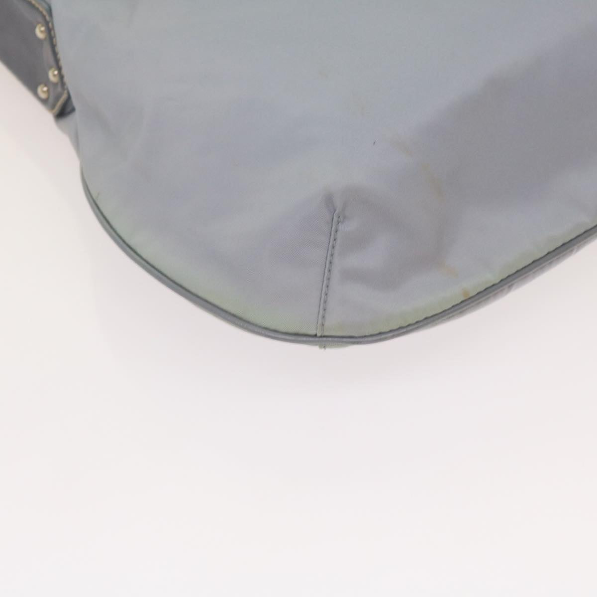 PRADA Shoulder Bag Nylon Light Blue Auth 68673