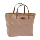 GUCCI GG Canvas Tote Bag Beige 282439 Auth 68674-1