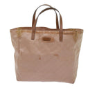 GUCCI GG Canvas Tote Bag Beige 282439 Auth 68674-13