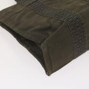 HERMES Her Line PM Tote Bag Canvas Gray Auth 68679-16