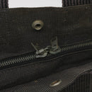 HERMES Her Line PM Tote Bag Canvas Gray Auth 68679-11
