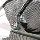 HERMES Her Line PM Tote Bag Canvas Gray Auth 68679-17