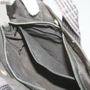 HERMES Her Line PM Tote Bag Canvas Gray Auth 68679-20