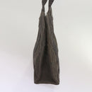 HERMES Her Line PM Tote Bag Canvas Gray Auth 68679-4