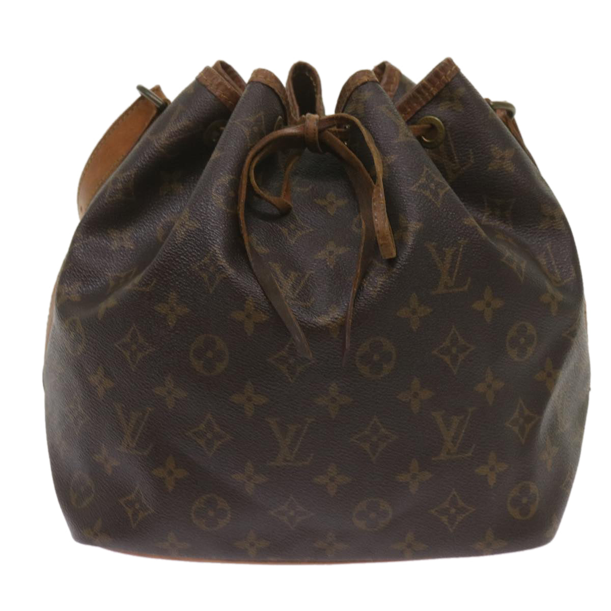 LOUIS VUITTON Monogram Petit Noe Shoulder Bag M42226 LV Auth 68687