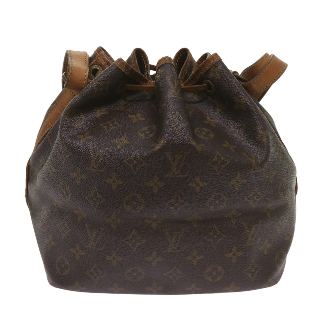 LOUIS VUITTON Monogram Petit Noe Shoulder Bag M42226 LV Auth 68687