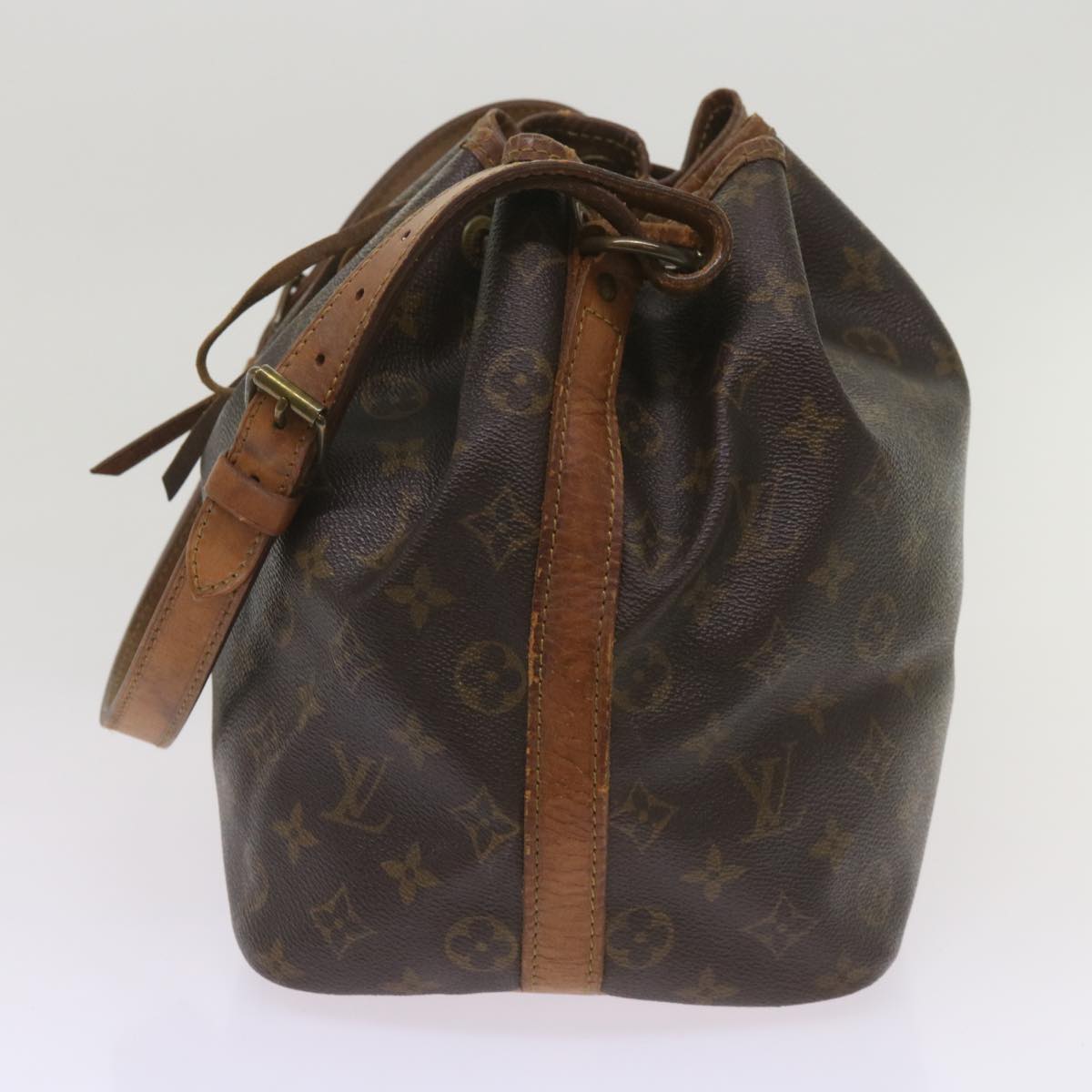 LOUIS VUITTON Monogram Petit Noe Shoulder Bag M42226 LV Auth 68687