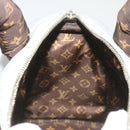 LOUIS VUITTON Linylon Speedy Bandouliere 25 Bag 2way Silver M20973 Auth 68692S-19