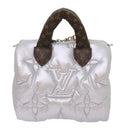 LOUIS VUITTON Linylon Speedy Bandouliere 25 Bag 2way Silver M20973 Auth 68692S-13