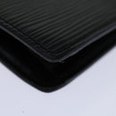 LOUIS VUITTON Epi Trousse Poche Toilette 15 Pouch Black LV Auth 68707-15