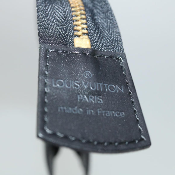 LOUIS VUITTON Epi Trousse Poche Toilette 15 Pouch Black LV Auth 68707