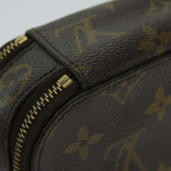 LOUIS VUITTON Monogram Trousse Brush PM Cosmetic Pouch M47510 LV Auth 68712