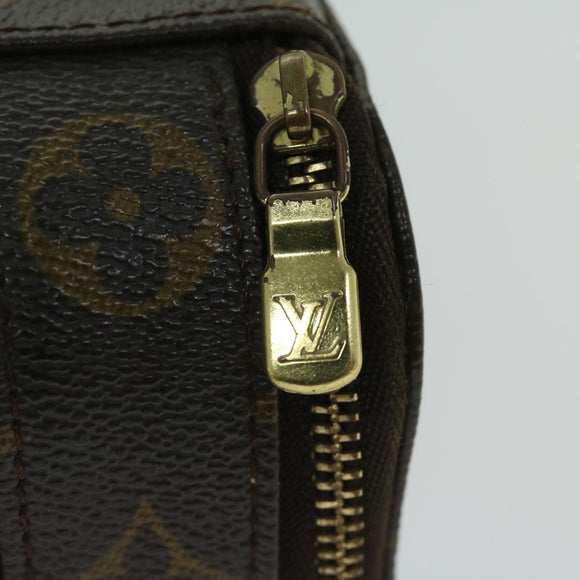LOUIS VUITTON Monogram Trousse Brush PM Cosmetic Pouch M47510 LV Auth 68712