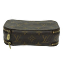 LOUIS VUITTON Monogram Trousse Brush PM Cosmetic Pouch M47510 LV Auth 68712-2