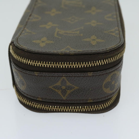LOUIS VUITTON Monogram Trousse Brush PM Cosmetic Pouch M47510 LV Auth 68712