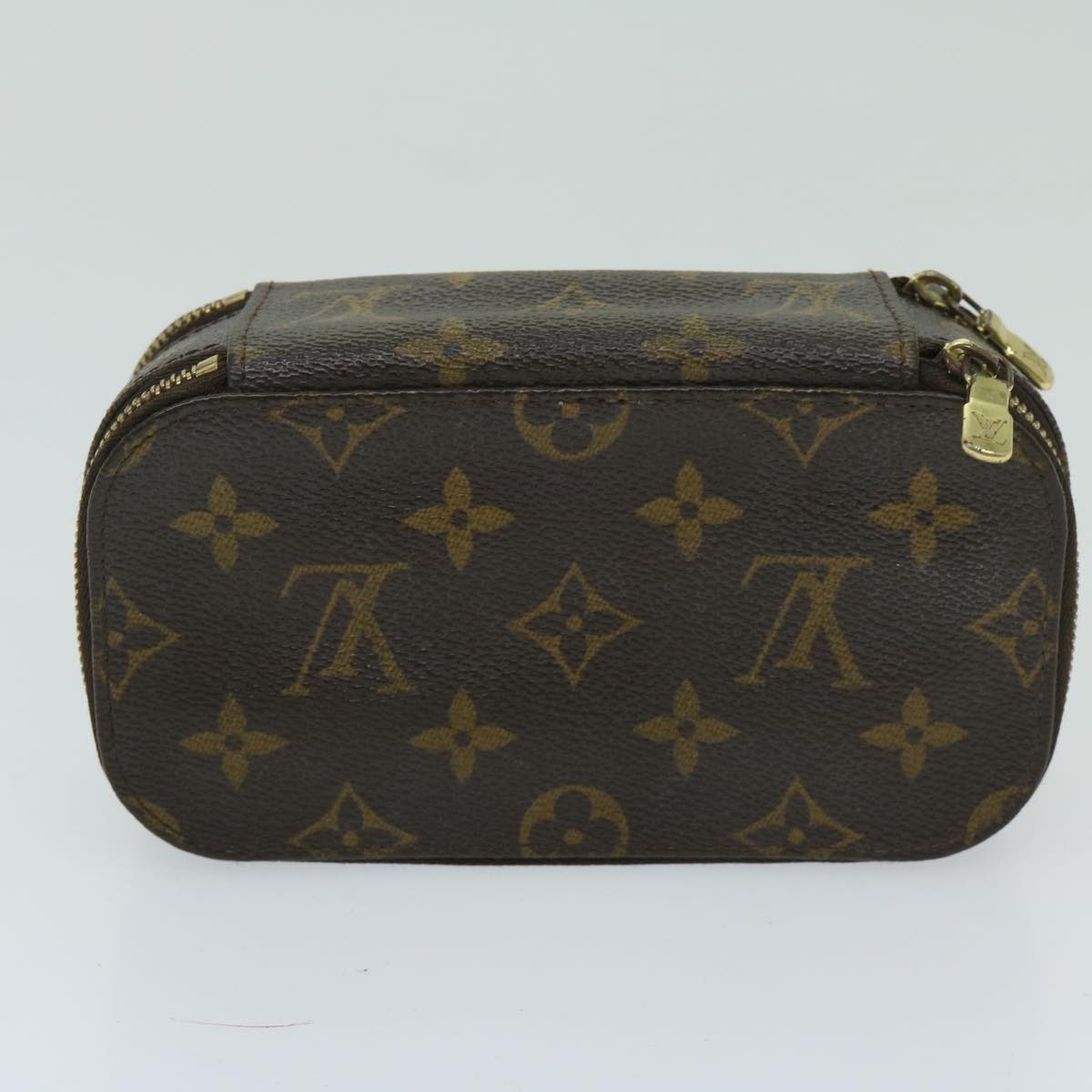 LOUIS VUITTON Monogram Trousse Brush PM Cosmetic Pouch M47510 LV
