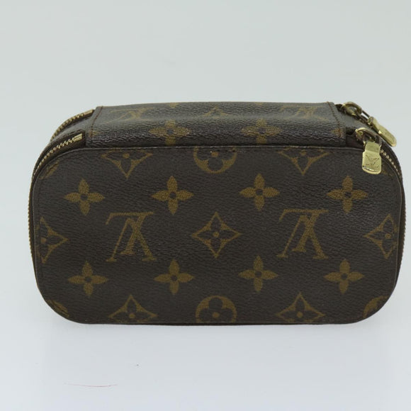 LOUIS VUITTON Monogram Trousse Brush PM Cosmetic Pouch M47510 LV Auth 68712