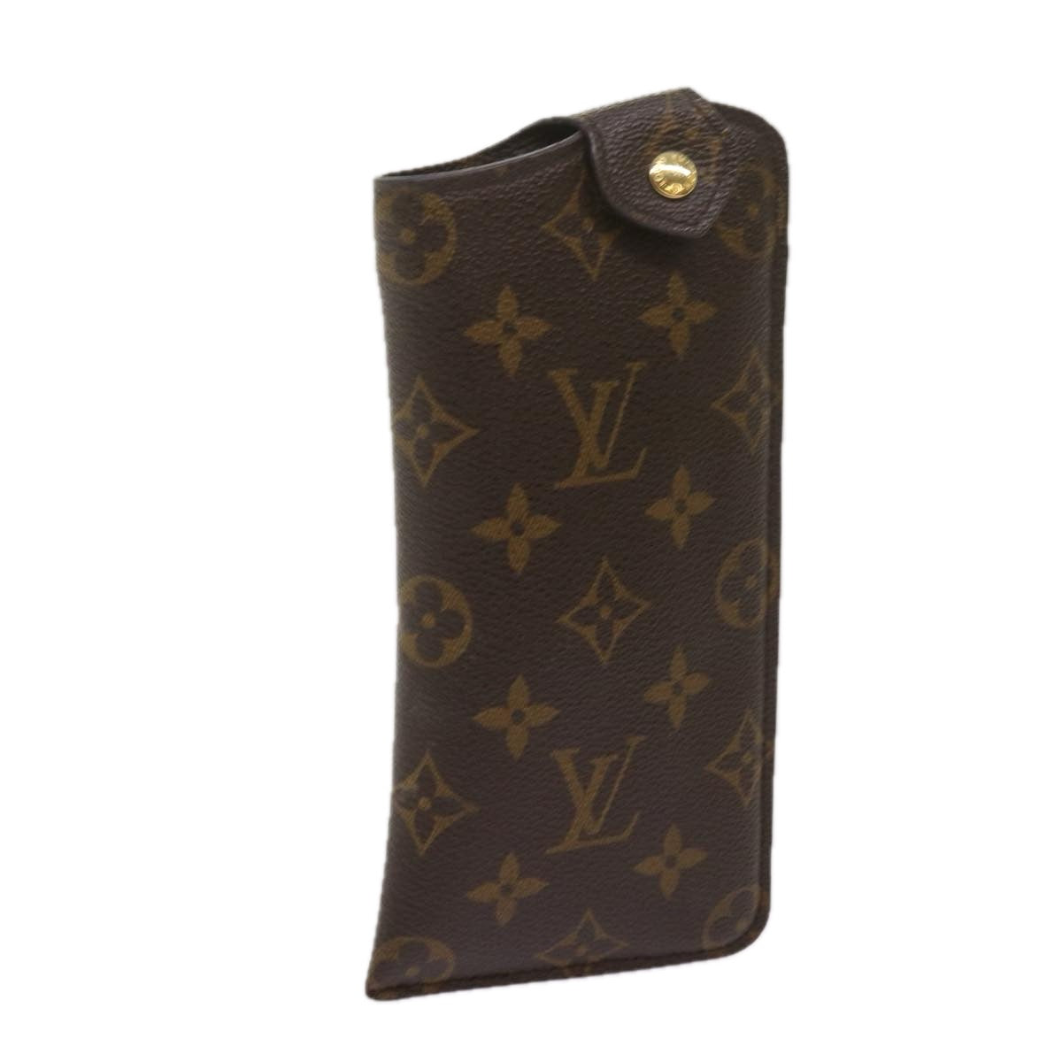 LOUIS VUITTON Monogram Etui Lunette MM Glasses Case M66544 LV Auth 68714