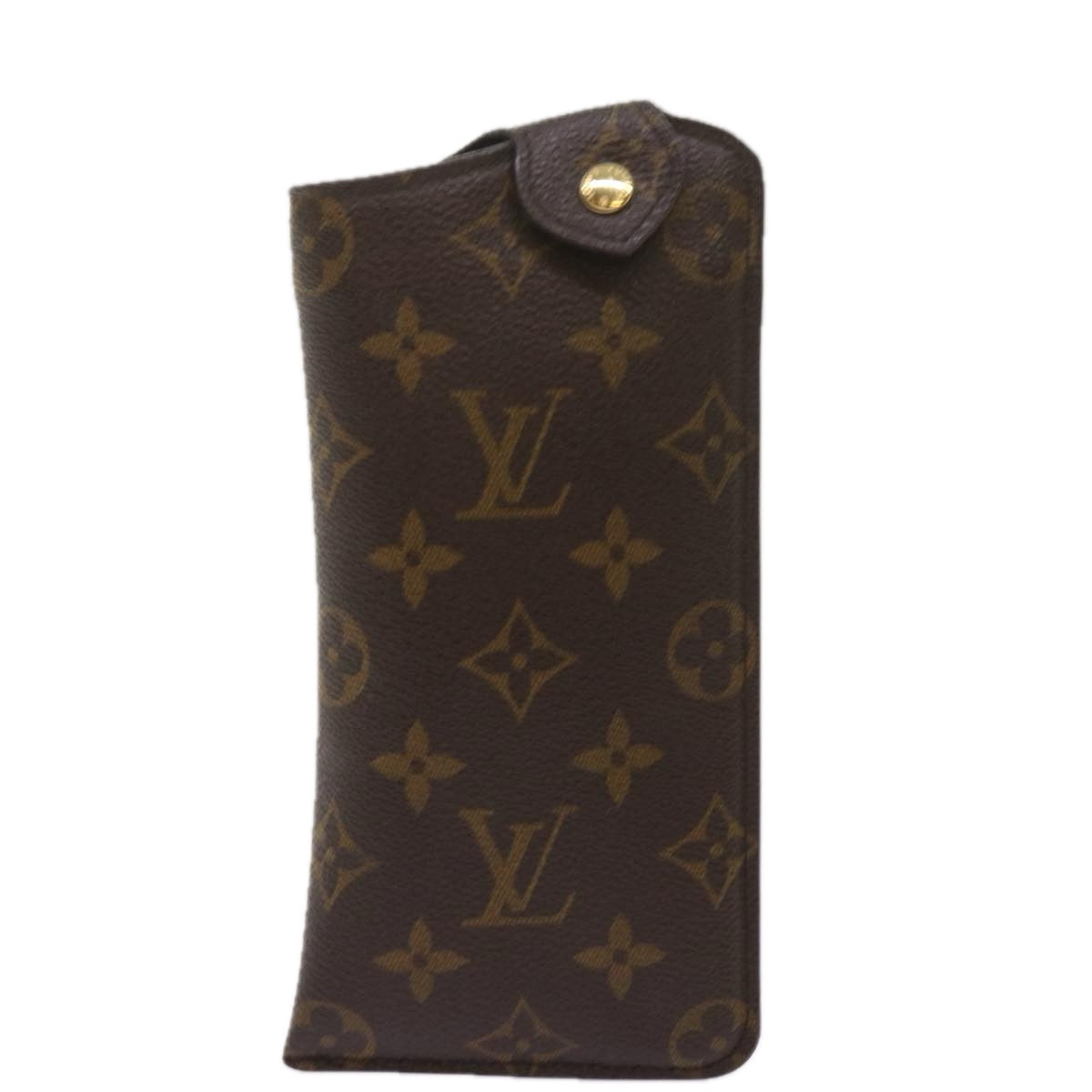 LOUIS VUITTON Monogram Etui Lunette MM Glasses Case M66544 LV Auth 68714