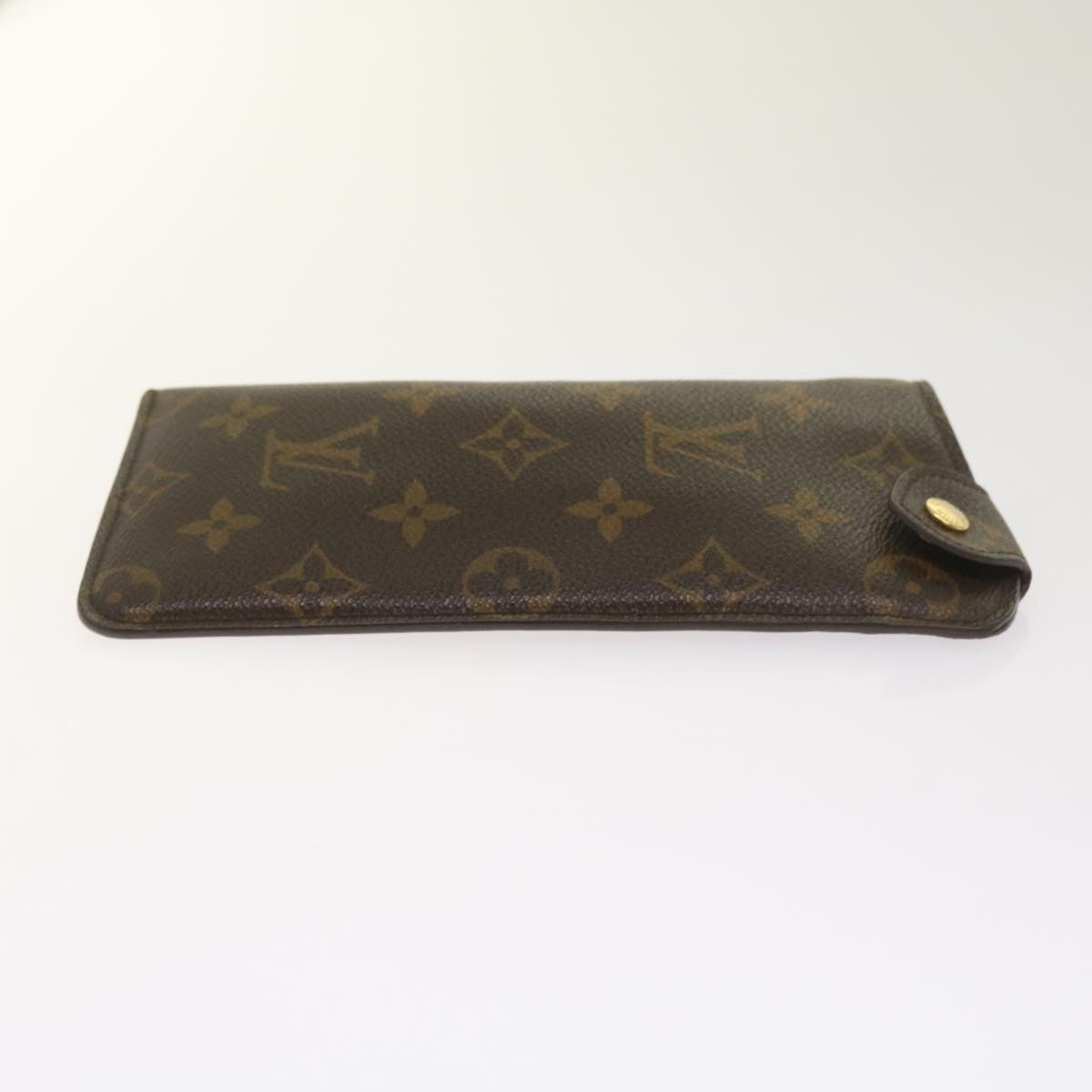 LOUIS VUITTON Monogram Etui Lunette MM Glasses Case M66544 LV Auth 68714