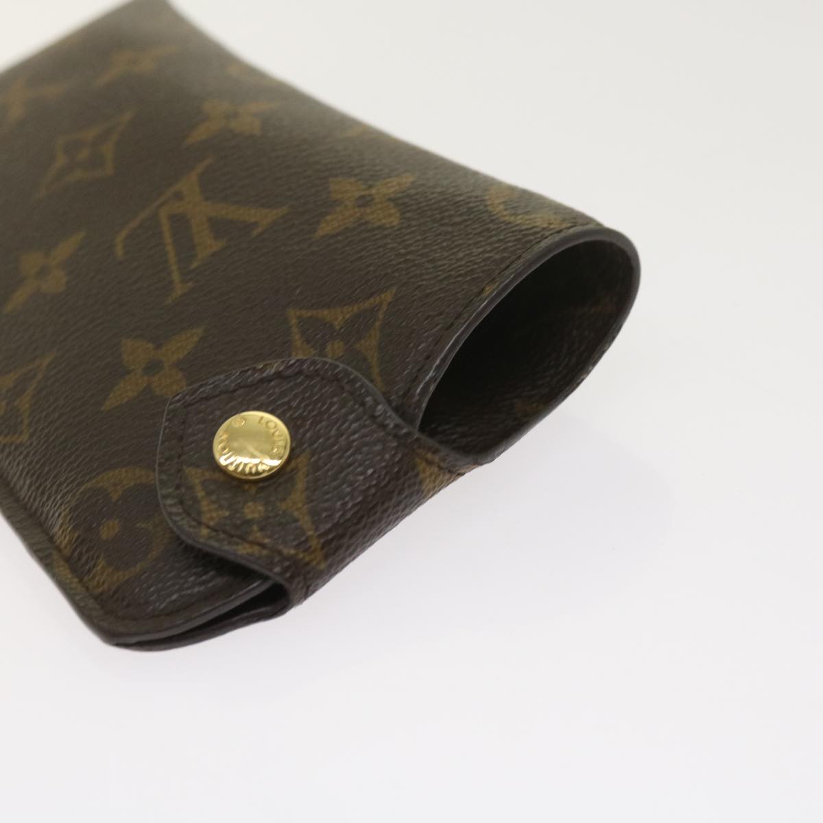 LOUIS VUITTON Monogram Etui Lunette MM Glasses Case M66544 LV Auth 68714