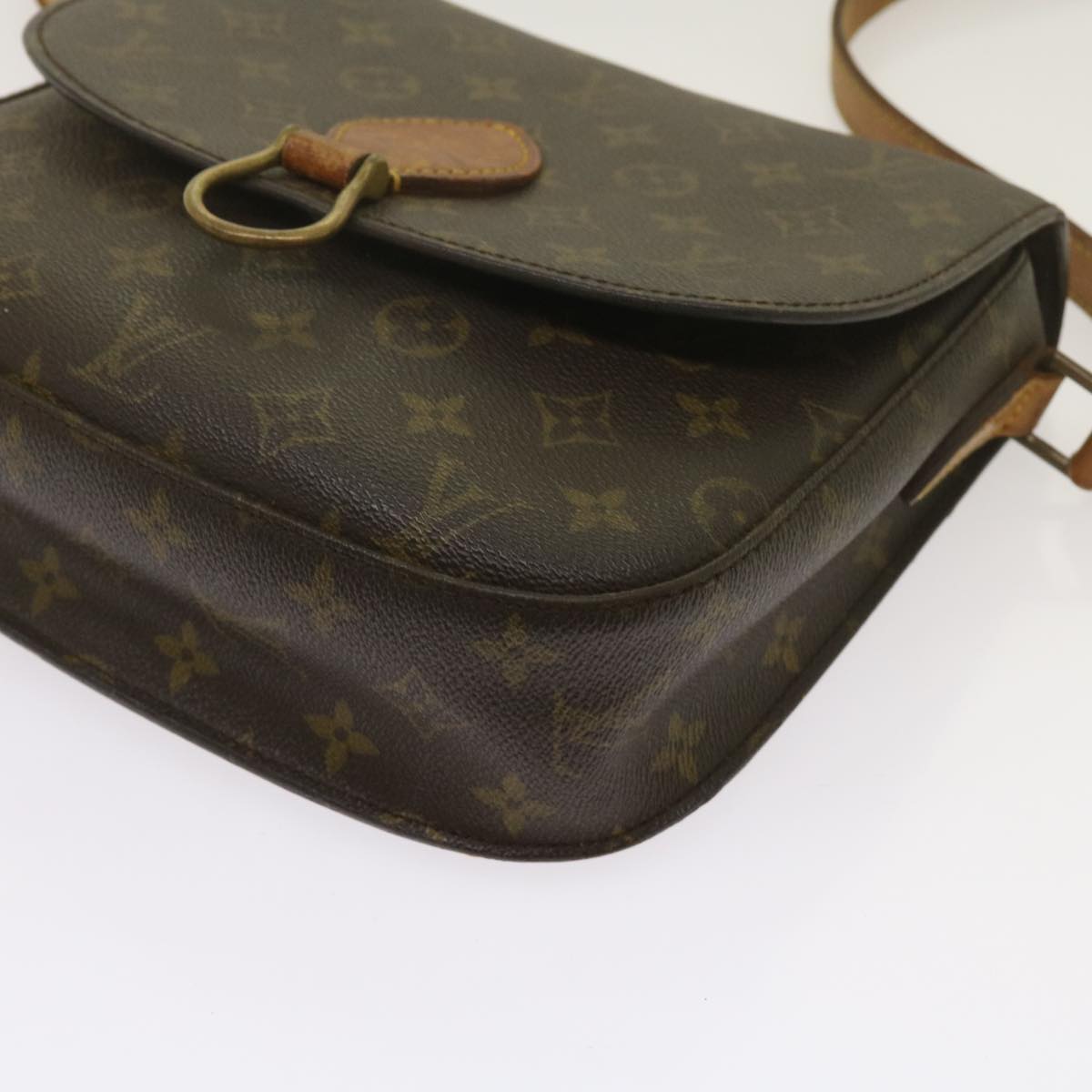 LOUIS VUITTON Monogram Saint Cloud GM Shoulder Bag M51242 LV Auth 68719