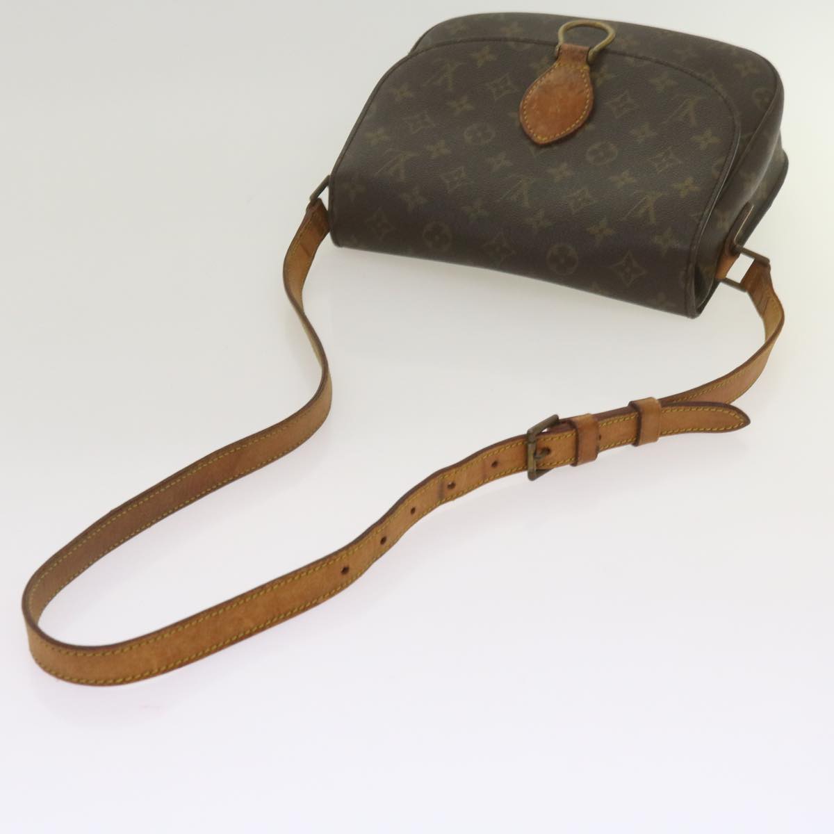 LOUIS VUITTON Monogram Saint Cloud GM Shoulder Bag M51242 LV Auth 68719