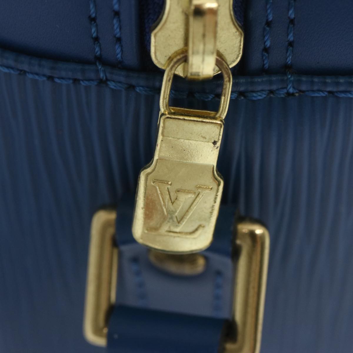 LOUIS VUITTON Epi Trocadero 27 Shoulder Bag Blue M52315 LV Auth 68724