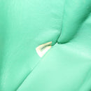 CHANEL Hand Bag Suede Green CC Auth 68731SAV-12