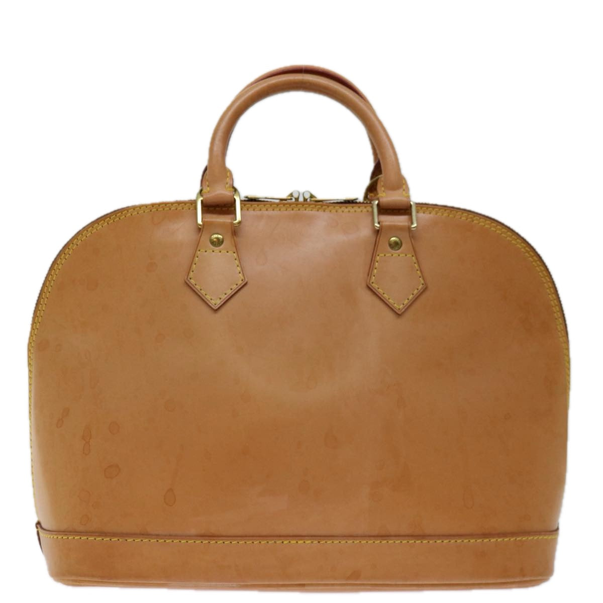 LOUIS VUITTON Nomad leather Alma Hand Bag Beige M85000 LV Auth 68744 - 0