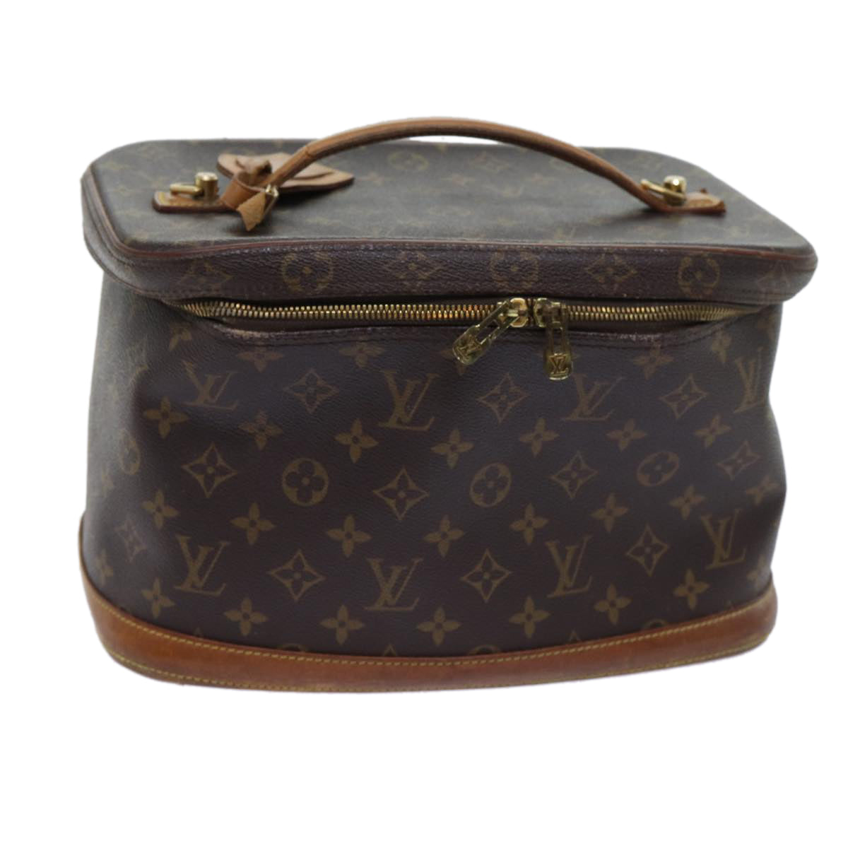 LOUIS VUITTON Monogram Nice Hand Bag 2way M47280 LV Auth 68773