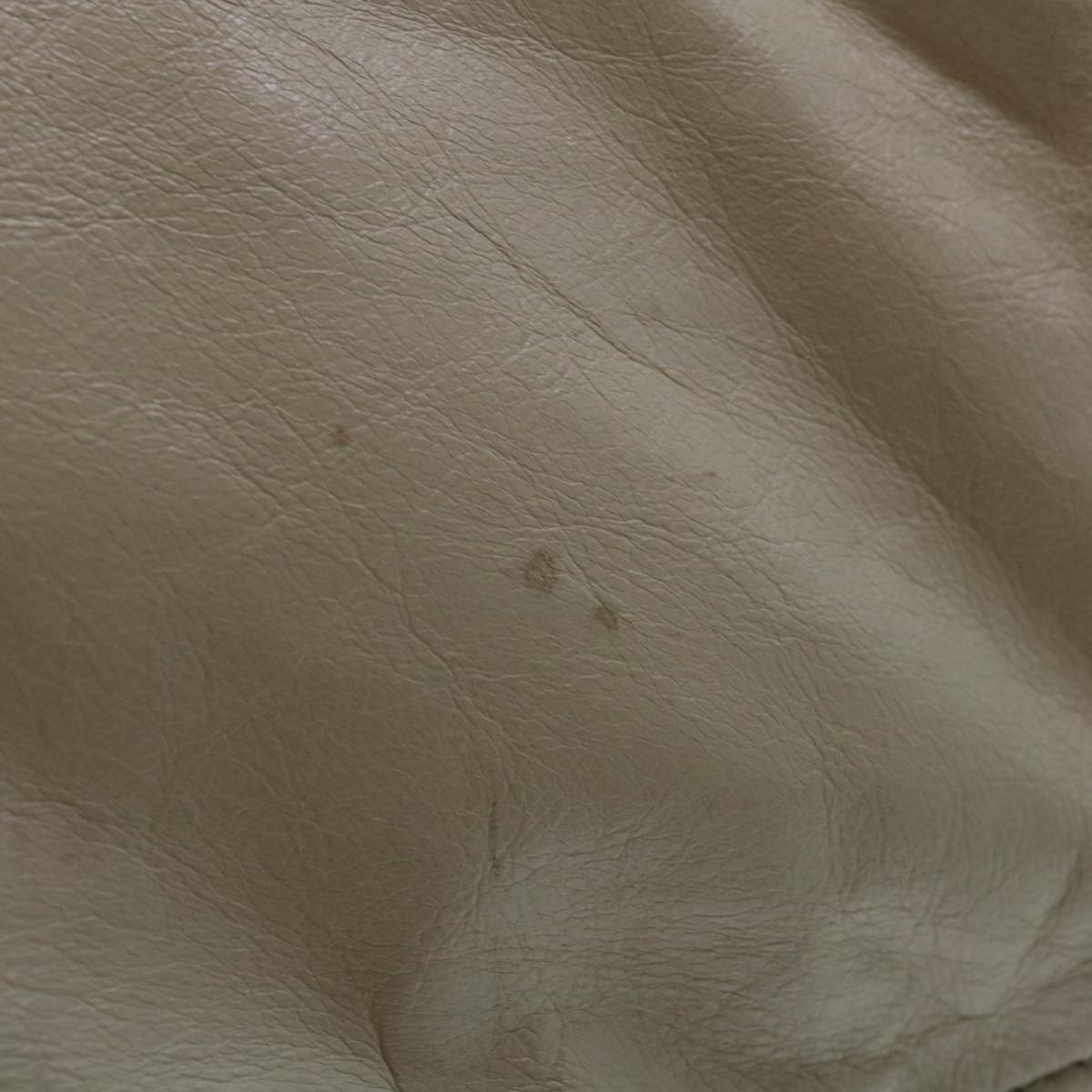 Miu Miu Hand Bag Leather 2way White Auth 68781 - 0