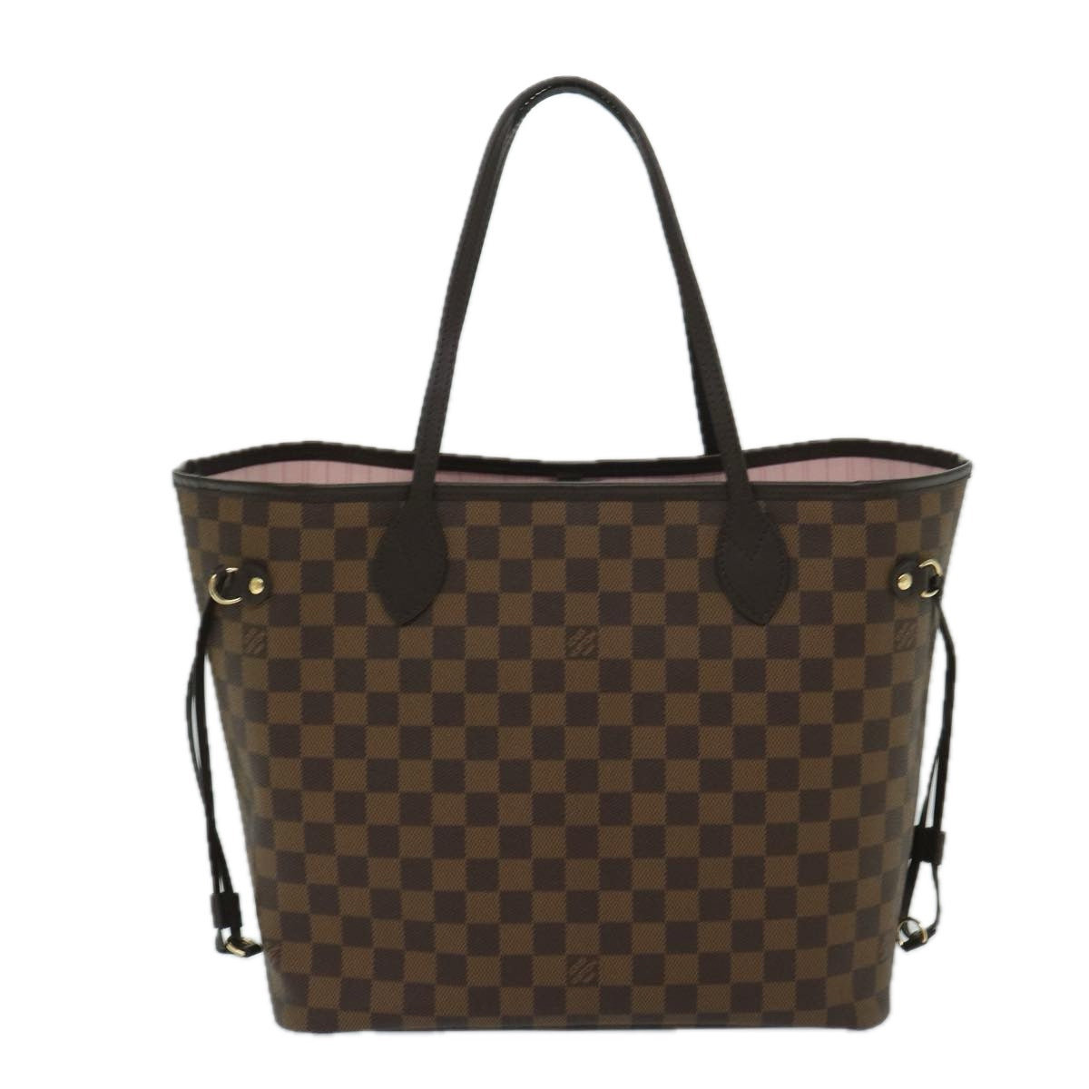 LOUIS VUITTON Damier Ebene Neverfull MM Tote Bag N51105 LV Auth 68787SA