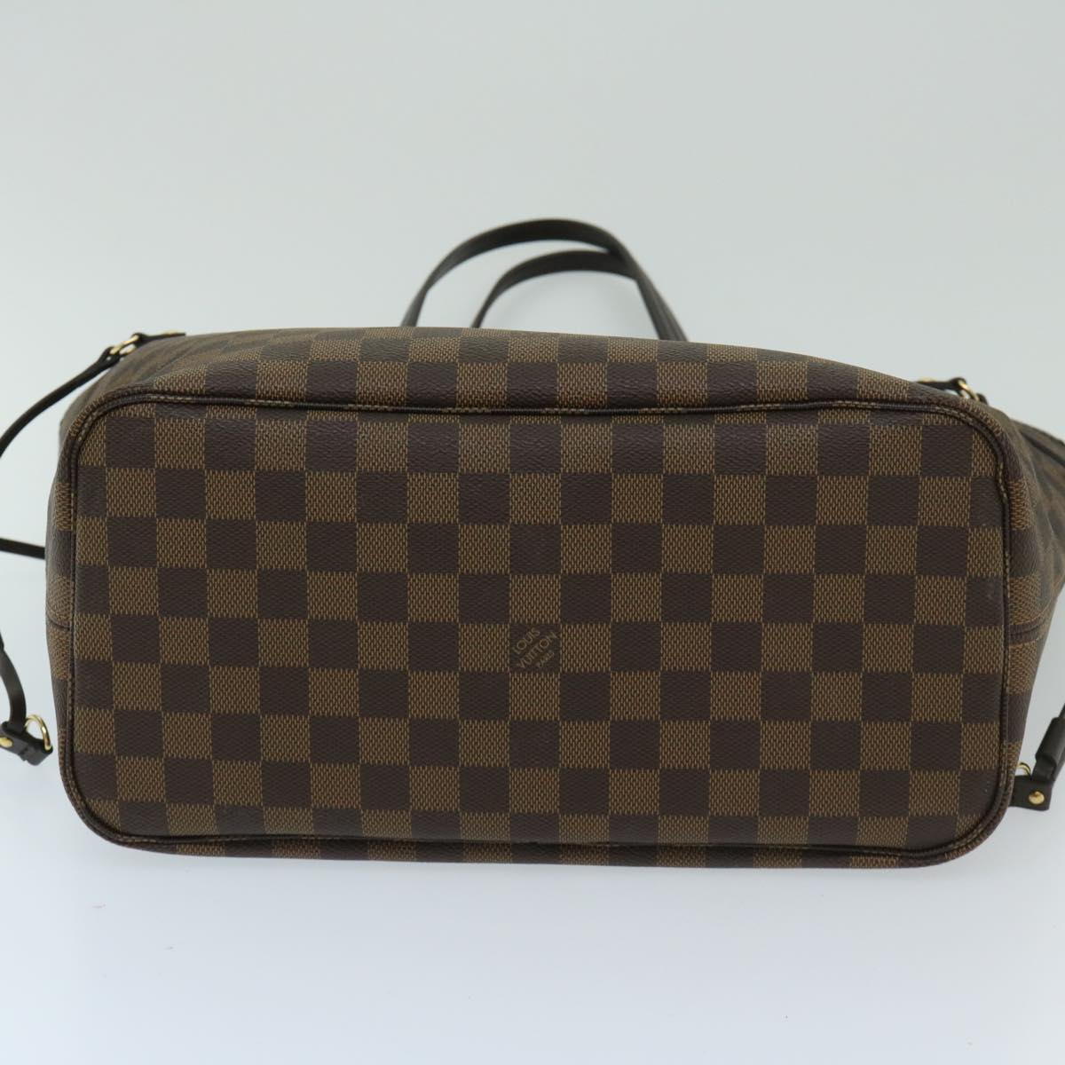 LOUIS VUITTON Damier Ebene Neverfull MM Tote Bag N51105 LV Auth 68787SA