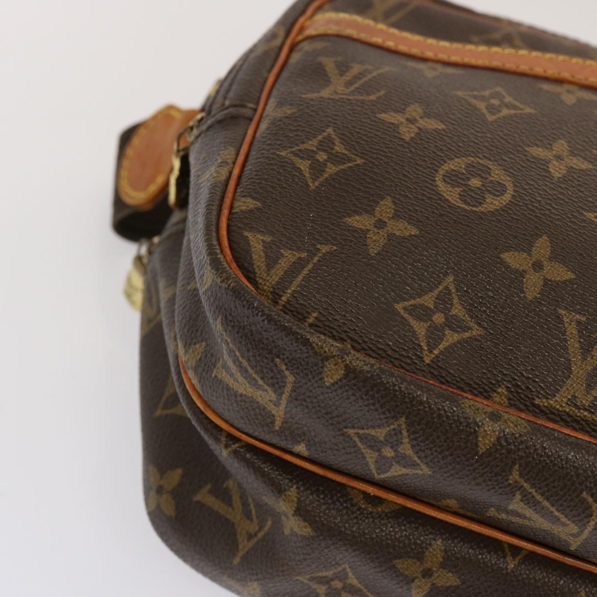 LOUIS VUITTON Monogram Reporter PM Shoulder Bag M45254 LV Auth 68801