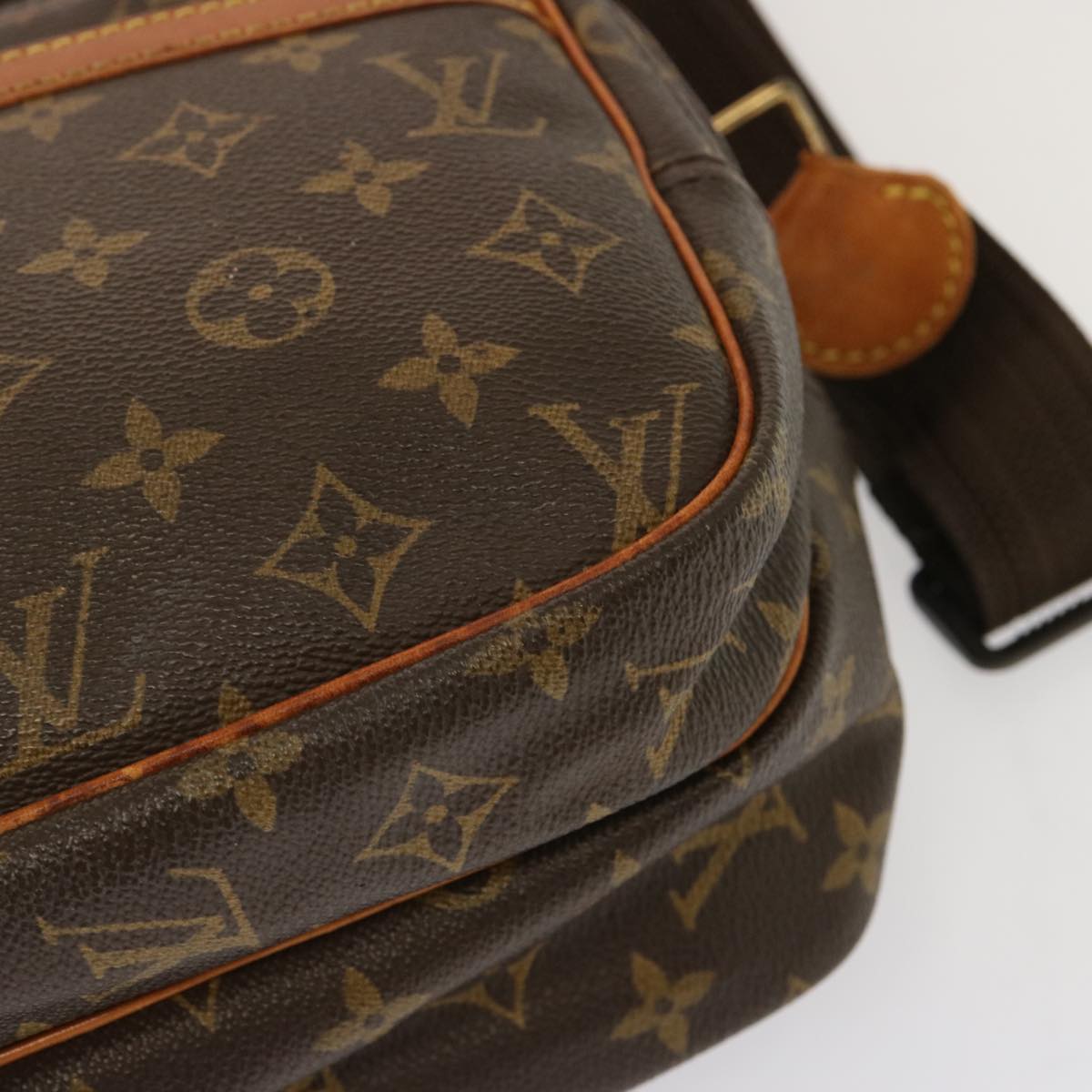 LOUIS VUITTON Monogram Reporter PM Shoulder Bag M45254 LV Auth 68801