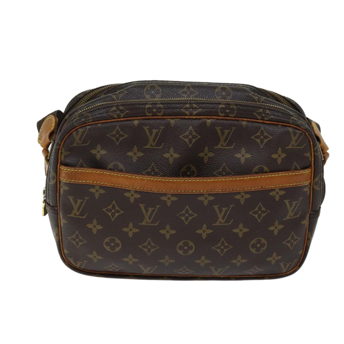 LOUIS VUITTON Monogram Reporter PM Shoulder Bag M45254 LV Auth 68801