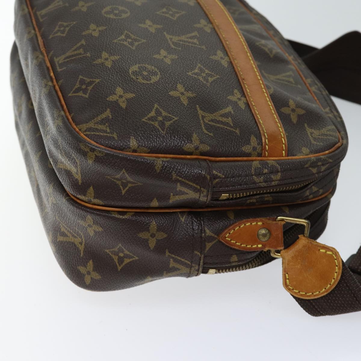 LOUIS VUITTON Monogram Reporter PM Shoulder Bag M45254 LV Auth 68801